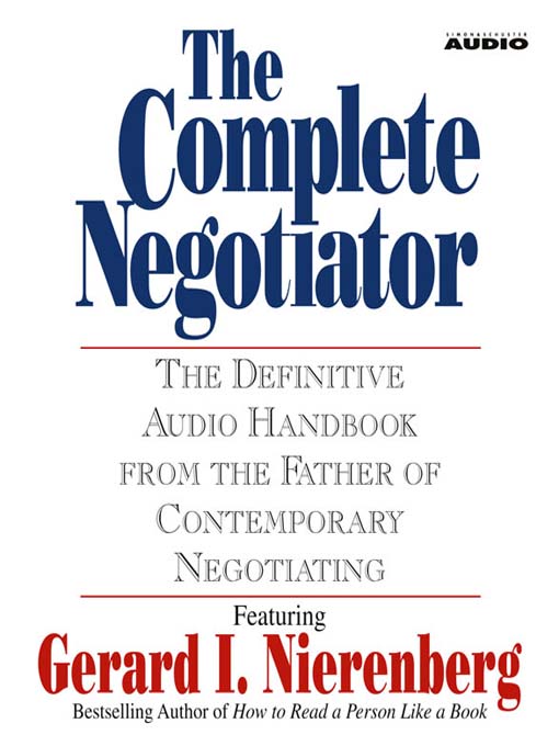 Title details for The Complete Negotiator by Gerard Nierenberg - Available